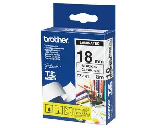 Стрічка для принтера етикеток Brother TZE141