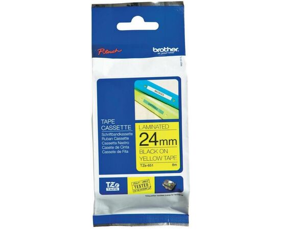 Лента для принтера этикеток Brother TZE651, изображение 2 Лента для принтера этикеток Brother TZE651, изображение 2