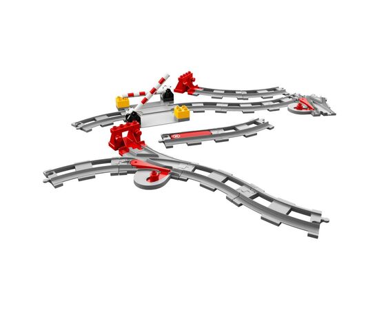 Конструктор LEGO DUPLO Town Рейки 23 деталі (10882), зображення 2 Конструктор LEGO DUPLO Town Рейки 23 деталі (10882), зображення 2