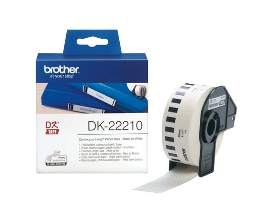 Этикет-лента Brother для принтера QL-1060N/QL-570QL-800 (29mm x 30.48M) (DK22210), изображение 2