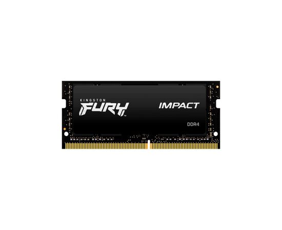 Модуль памяти для ноутбука SoDIMM DDR4 8GB 3200 MHz Fury Impact Kingston Fury (ex.HyperX) (KF432S20IB/8), изображение 2 Модуль памяти для ноутбука SoDIMM DDR4 8GB 3200 MHz Fury Impact Kingston Fury (ex.HyperX) (KF432S20IB/8), изображение 2