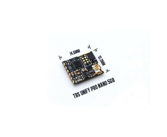 Видеопередатчик (VTX) TBS Unify Pro Nano 50mW 5.8GHz 40CH, изображение 3 Видеопередатчик (VTX) TBS Unify Pro Nano 50mW 5.8GHz 40CH, изображение 3
