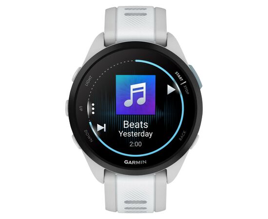 Смарт-часы Garmin Forerunner 165 Music, Mist Grey/Whitestone, GPS (010-02863-31), изображение 11 Смарт-часы Garmin Forerunner 165 Music, Mist Grey/Whitestone, GPS (010-02863-31), изображение 11
