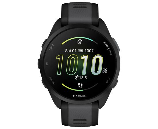 Смарт-часы Garmin Forerunner 165 Music, Black/Slate Grey, GPS (010-02863-30), изображение 10 Смарт-часы Garmin Forerunner 165 Music, Black/Slate Grey, GPS (010-02863-30), изображение 10