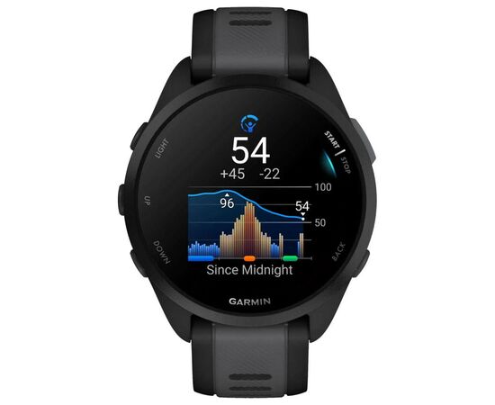 Смарт-часы Garmin Forerunner 165 Music, Black/Slate Grey, GPS (010-02863-30), изображение 11 Смарт-часы Garmin Forerunner 165 Music, Black/Slate Grey, GPS (010-02863-30), изображение 11