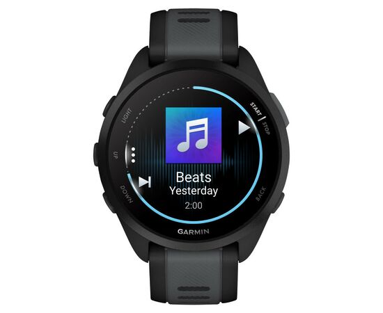 Смарт-часы Garmin Forerunner 165 Music, Black/Slate Grey, GPS (010-02863-30), изображение 7 Смарт-часы Garmin Forerunner 165 Music, Black/Slate Grey, GPS (010-02863-30), изображение 7