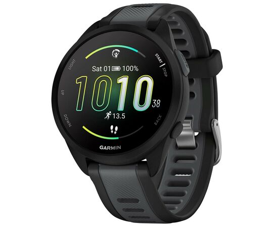 Смарт-часы Garmin Forerunner 165 Music, Black/Slate Grey, GPS (010-02863-30)