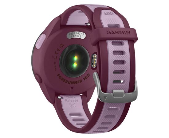 Смарт-годинник Garmin Forerunner 165 Music, GPS, WiFi, Berry/Lilac, GPS (010-02863-33), зображення 6