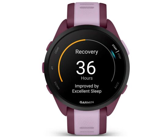 Смарт-годинник Garmin Forerunner 165 Music, GPS, WiFi, Berry/Lilac, GPS (010-02863-33), зображення 7