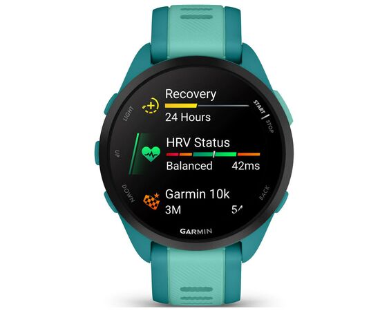 Смарт-часы Garmin Forerunner 165 Music, Turquoise/Aqua, GPS (010-02863-32), изображение 7 Смарт-часы Garmin Forerunner 165 Music, Turquoise/Aqua, GPS (010-02863-32), изображение 7