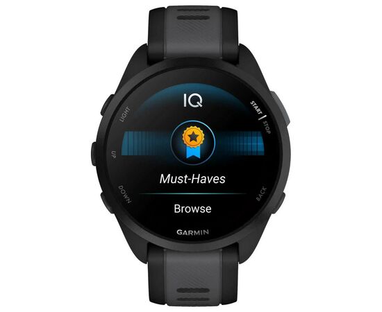 Смарт-годинник Garmin Forerunner 165, GPS, Black/Slate Grey, GPS (010-02863-20), зображення 11 Смарт-годинник Garmin Forerunner 165, GPS, Black/Slate Grey, GPS (010-02863-20), зображення 11