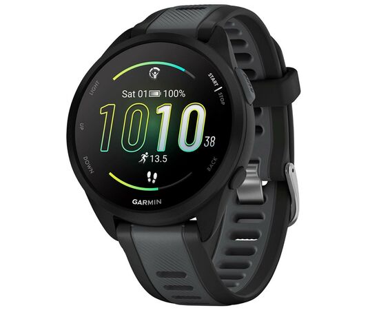 Смарт-годинник Garmin Forerunner 165, GPS, Black/Slate Grey, GPS (010-02863-20)