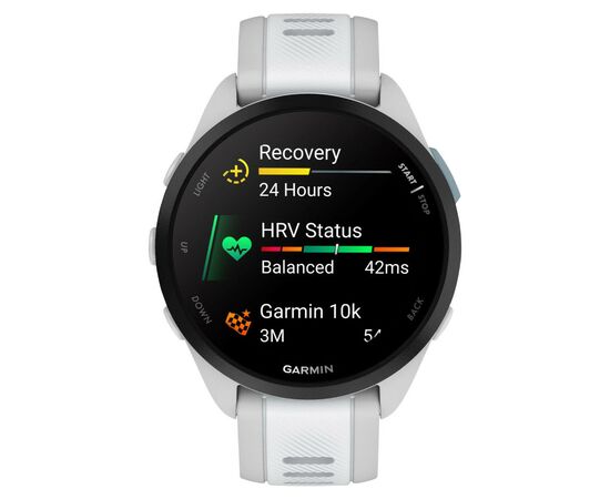 Смарт-часы Garmin Forerunner 165, GPS, Mist Grey/Whitestone, GPS (010-02863-21), изображение 7 Смарт-часы Garmin Forerunner 165, GPS, Mist Grey/Whitestone, GPS (010-02863-21), изображение 7
