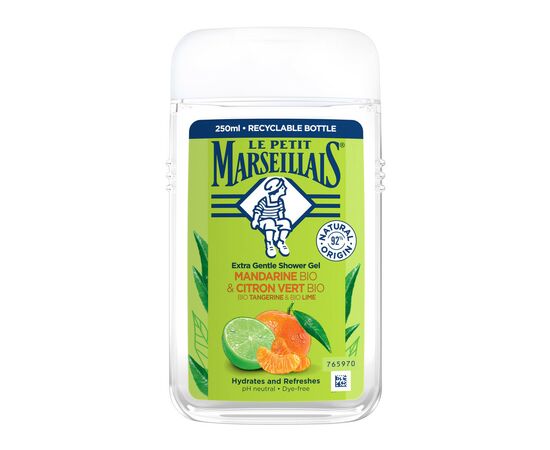 Гель для душа Le Petit Marseillais БИО Мандарин и лайм 250 мл (3251241048482/3574661144832)