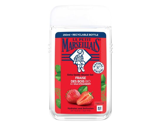 Гель для душу Le Petit Marseillais БІО Дика полуниця 250 мл (3574661296166/3574661714783)