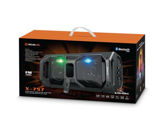 Акустическая система REAL-EL X-757 Black, изображение 12 Акустическая система REAL-EL X-757 Black, изображение 12