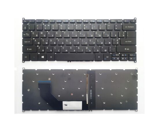 Клавиатура ноутбука Acer Swift SF314-41/SF314-52/SF314-53/SF314-55/SF514-51 черна з п (A46211)
