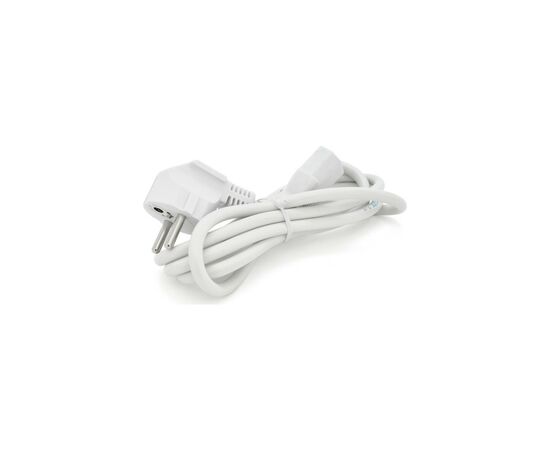 Кабель питания C13 1,5m PC-186 CEE7/17-C13 0.75mm 3 pin white Ritar (PC-186 CEE7/17-C13-1,5)