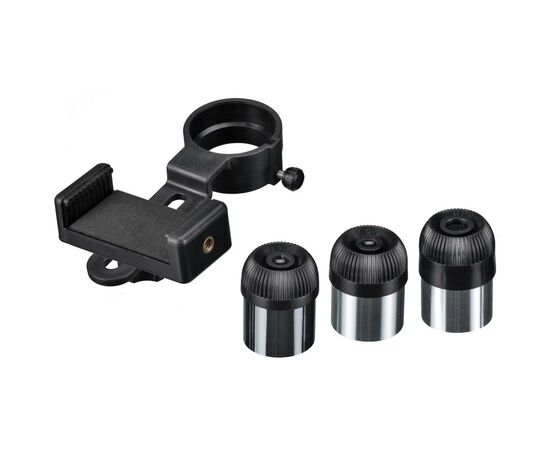 Телескоп Bresser Space Explorer 90/900 EQ3 з місячним фільтром і адаптером для смартфона (9621801) (930727), изображение 6 Телескоп Bresser Space Explorer 90/900 EQ3 з місячним фільтром і адаптером для смартфона (9621801) (930727), изображение 6