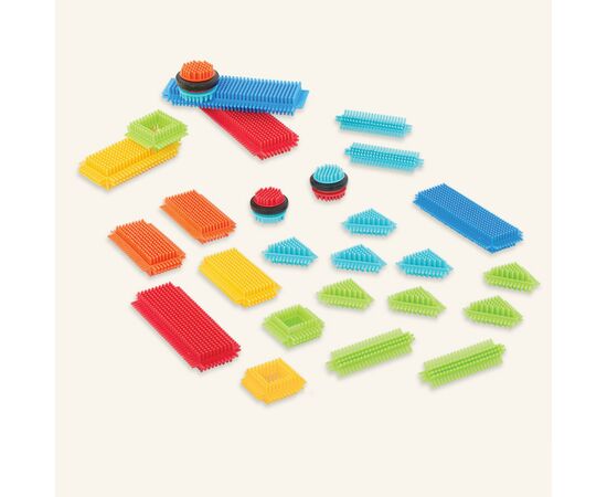 Конструктор Battat серії Bristle Blocks - Будівельник, 36 деталей (BT3099Z), зображення 2 Конструктор Battat серії Bristle Blocks - Будівельник, 36 деталей (BT3099Z), зображення 2