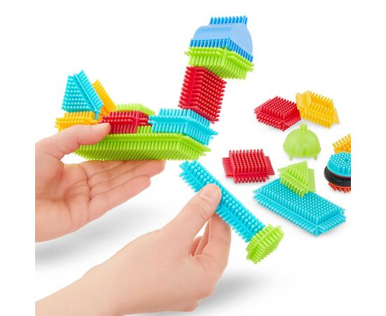 Конструктор Battat серії Bristle Blocks - Будівельник, 56 деталей (BT3070Z), зображення 3 Конструктор Battat серії Bristle Blocks - Будівельник, 56 деталей (BT3070Z), зображення 3