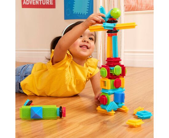 Конструктор Battat серії Bristle Blocks - Будівельник, 56 деталей (BT3070Z), зображення 6 Конструктор Battat серії Bristle Blocks - Будівельник, 56 деталей (BT3070Z), зображення 6