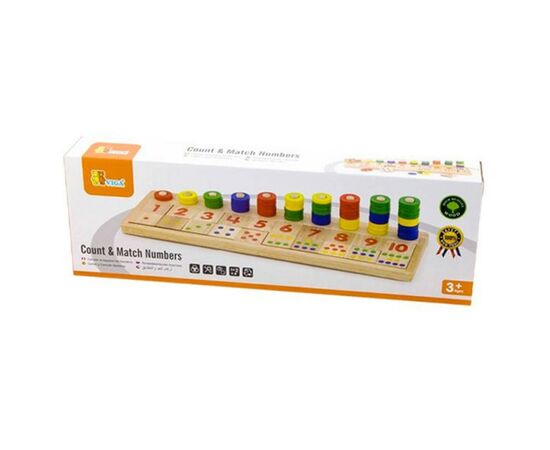 Развивающая игрушка Viga Toys Цифры и счет (59072)