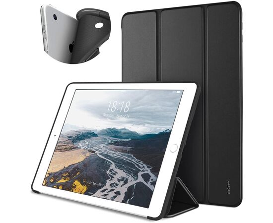 Чехол для планшета BeCover Tri Fold Soft TPU Silicone Apple iPad 9.7 2017/2018 A1822/A1823/A1893/A1954 Black (706875), изображение 2 Чехол для планшета BeCover Tri Fold Soft TPU Silicone Apple iPad 9.7 2017/2018 A1822/A1823/A1893/A1954 Black (706875), изображение 2