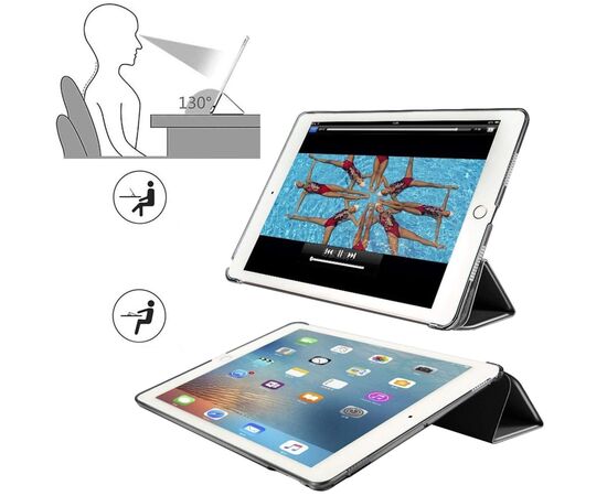 Чехол для планшета BeCover Tri Fold Hard Apple iPad 9.7 2017/2018 A1822/A1823/A1893/A19 (706863), изображение 5