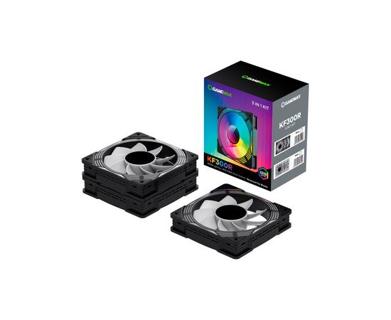 Кулер для корпуса Gamemax KF300R BK, изображение 7 Кулер для корпуса Gamemax KF300R BK, изображение 7
