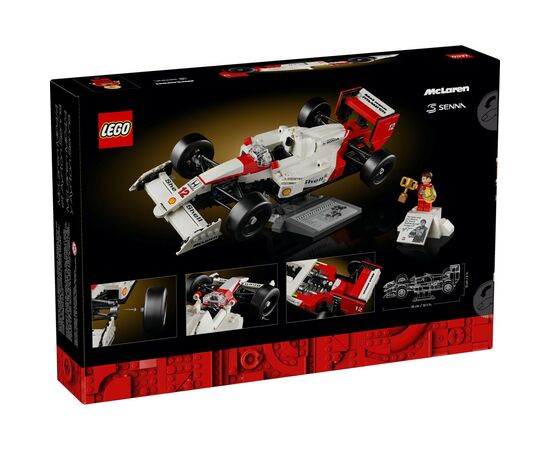 Конструктор LEGO Icons McLaren MP4/4 и Айртон Сенна (10330), изображение 10 Конструктор LEGO Icons McLaren MP4/4 и Айртон Сенна (10330), изображение 10