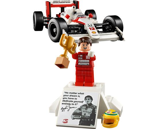Конструктор LEGO Icons McLaren MP4/4 и Айртон Сенна (10330), изображение 3 Конструктор LEGO Icons McLaren MP4/4 и Айртон Сенна (10330), изображение 3