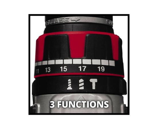 Шуруповерт Einhell TP-CD 18/80 Li-i BL - Solo, PXC 18В, 80Нм (без АКБ и ЗУ) (4514305), изображение 6 Шуруповерт Einhell TP-CD 18/80 Li-i BL - Solo, PXC 18В, 80Нм (без АКБ и ЗУ) (4514305), изображение 6