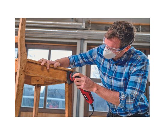 Шлифовальная машина Einhell дельтавидная TC-DS 20 E, 200Вт, 90х90х90мм, 12000-22000 цв/мин, 9 шлифбумаг. (4464255), изображение 3 Шлифовальная машина Einhell дельтавидная TC-DS 20 E, 200Вт, 90х90х90мм, 12000-22000 цв/мин, 9 шлифбумаг. (4464255), изображение 3