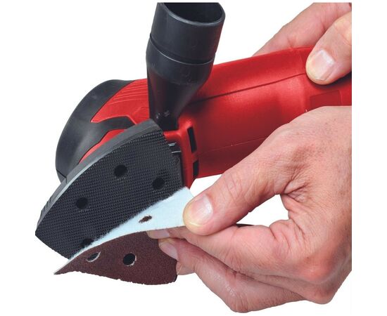 Шлифовальная машина Einhell дельтавидная TC-DS 20 E, 200Вт, 90х90х90мм, 12000-22000 цв/мин, 9 шлифбумаг. (4464255), изображение 4 Шлифовальная машина Einhell дельтавидная TC-DS 20 E, 200Вт, 90х90х90мм, 12000-22000 цв/мин, 9 шлифбумаг. (4464255), изображение 4