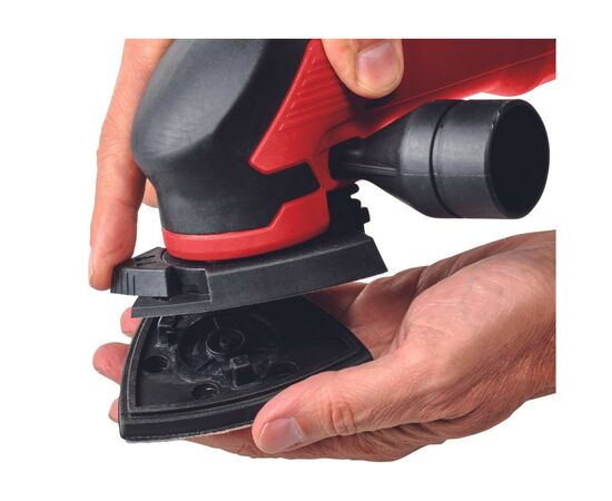 Шлифовальная машина Einhell дельтавидная TC-DS 20 E, 200Вт, 90х90х90мм, 12000-22000 цв/мин, 9 шлифбумаг. (4464255), изображение 5 Шлифовальная машина Einhell дельтавидная TC-DS 20 E, 200Вт, 90х90х90мм, 12000-22000 цв/мин, 9 шлифбумаг. (4464255), изображение 5