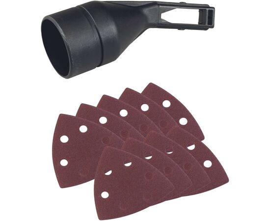 Шлифовальная машина Einhell дельтавидная TC-DS 20 E, 200Вт, 90х90х90мм, 12000-22000 цв/мин, 9 шлифбумаг. (4464255), изображение 6 Шлифовальная машина Einhell дельтавидная TC-DS 20 E, 200Вт, 90х90х90мм, 12000-22000 цв/мин, 9 шлифбумаг. (4464255), изображение 6