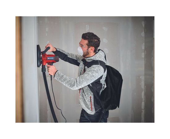 Шлифовальная машина Einhell для стен TC-DWS 225, 1220 Вт, 225 мм, набор шлифбумаги 6 шт (4259945), изображение 2