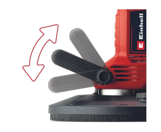 Шлифовальная машина Einhell для стен TC-DWS 225, 1220 Вт, 225 мм, набор шлифбумаги 6 шт (4259945), изображение 7