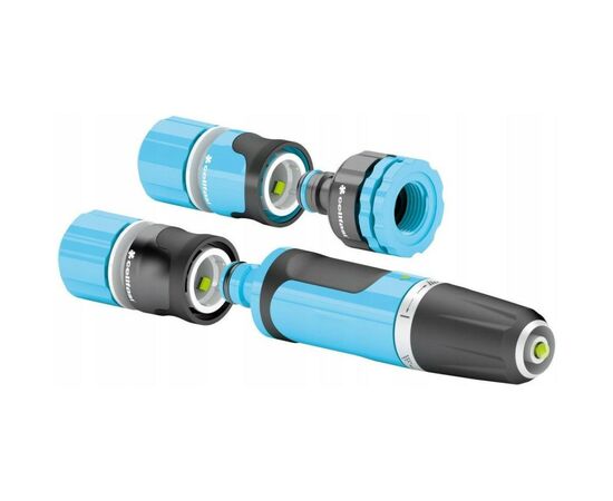 Шланг для поливу Cellfast на катушці ERGO XS, 10+2м, шланга 3/8", комплект конекторів та зрошувач ERGO (55-400), зображення 12 Шланг для поливу Cellfast на катушці ERGO XS, 10+2м, шланга 3/8", комплект конекторів та зрошувач ERGO (55-400), зображення 12