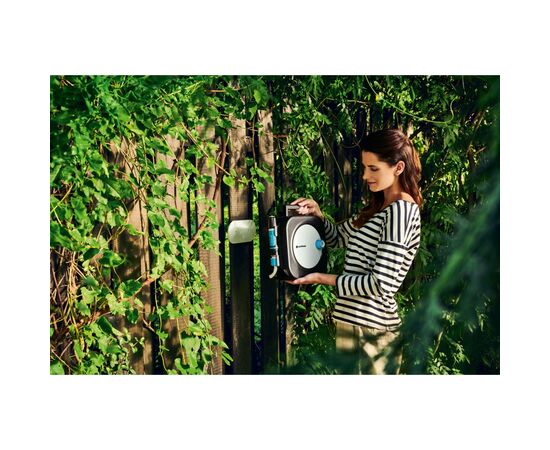 Шланг для поливу Cellfast на катушці ERGO XS, 10+2м, шланга 3/8", комплект конекторів та зрошувач ERGO (55-400), зображення 5 Шланг для поливу Cellfast на катушці ERGO XS, 10+2м, шланга 3/8", комплект конекторів та зрошувач ERGO (55-400), зображення 5