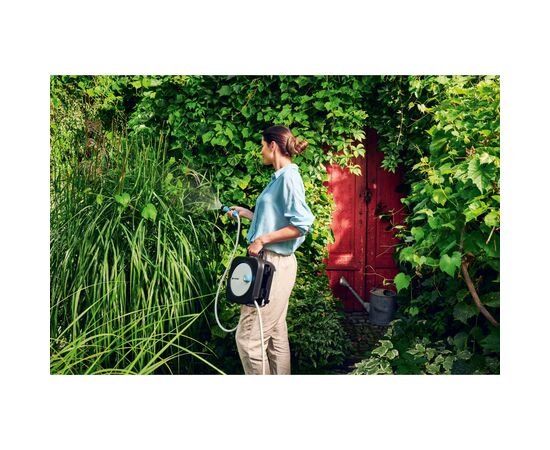 Шланг для поливу Cellfast на катушці ERGO XS, 10+2м, шланга 3/8", комплект конекторів та зрошувач ERGO (55-400), зображення 7 Шланг для поливу Cellfast на катушці ERGO XS, 10+2м, шланга 3/8", комплект конекторів та зрошувач ERGO (55-400), зображення 7