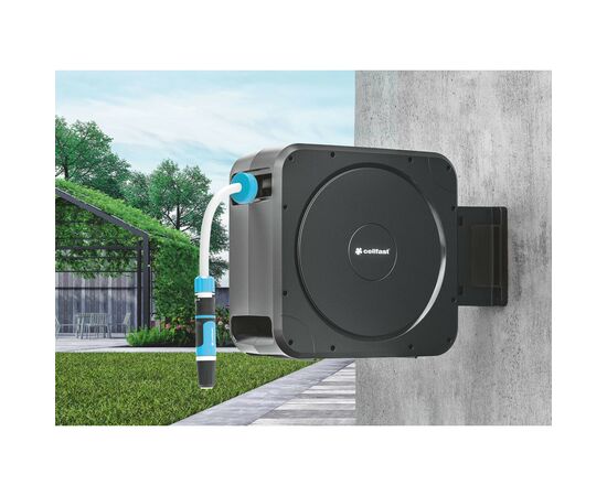 Поливочный шланг Cellfast на катушке ERGO, 20м+2м, шланга 1/2", комплект коннекторов и ороситель ERGO (55-410), изображение 2 Поливочный шланг Cellfast на катушке ERGO, 20м+2м, шланга 1/2", комплект коннекторов и ороситель ERGO (55-410), изображение 2
