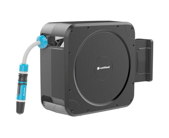Поливочный шланг Cellfast на катушке ERGO, 20м+2м, шланга 1/2", комплект коннекторов и ороситель ERGO (55-410)