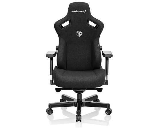 Кресло игровое Anda Seat Kaiser 3 Fabric Size L Black (AD12YDC-L-01-B-CF), изображение 2 Кресло игровое Anda Seat Kaiser 3 Fabric Size L Black (AD12YDC-L-01-B-CF), изображение 2