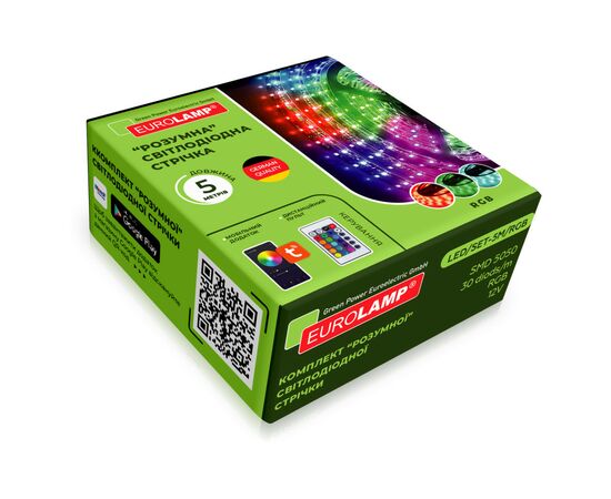 Світлодіодна стрічка Eurolamp Smart (LED/SET-5M/RGB)