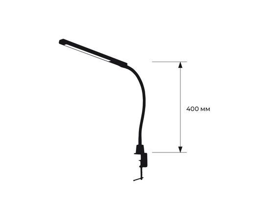 Настольная лампа Eurolamp LED-TLS-8W(black), изображение 3 Настольная лампа Eurolamp LED-TLS-8W(black), изображение 3