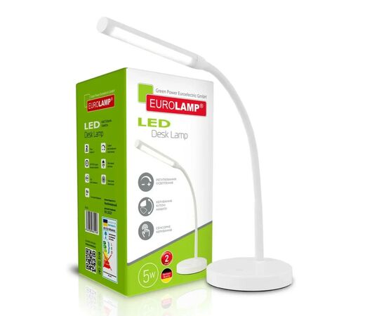 Настільна лампа Eurolamp LED-TLD-5W(white), зображення 4 Настільна лампа Eurolamp LED-TLD-5W(white), зображення 4