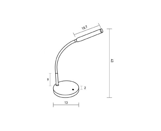 Настільна лампа Eurolamp LED-TLD-5W(black), зображення 4 Настільна лампа Eurolamp LED-TLD-5W(black), зображення 4