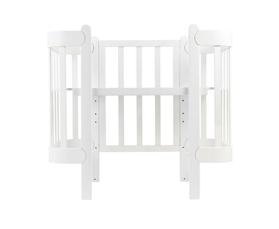 Кроватка Ingvart трансформер Nika 60 с опускной боковинкой (60х94, 60х120) белая (319003), изображение 4 Кроватка Ingvart трансформер Nika 60 с опускной боковинкой (60х94, 60х120) белая (319003), изображение 4